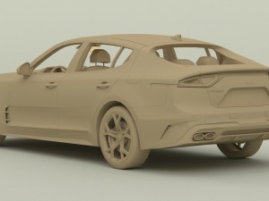 kia stinger gt 3D Model