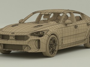 kia stinger gt 3D Model
