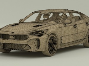 kia stinger gt 3D Model
