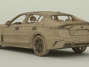 kia stinger gt 3D Model