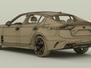 kia stinger gt 3D Model