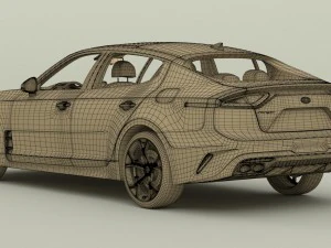 kia stinger gt 3D Model