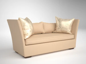 Обивка henredon - короткий диван Madeline 3D Модель