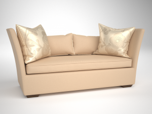 henredon upholstery - madeline short sofa 3D Model