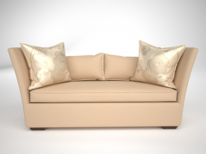 henredon upholstery - madeline short sofa 3D Model