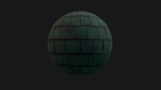 stylized roof old shingles CG Tekstury .c4d .max .obj .3ds .fbx .stl .blend 