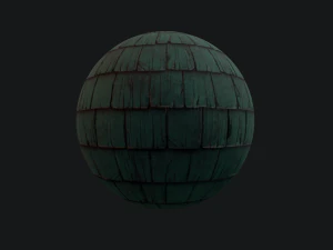 様式化された屋根の古い屋根板 CG テクスチャ