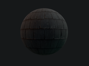 stylized roof old shingles CG Tekstury
