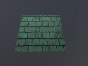 stylized roof old shingles CG Textures
