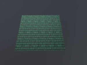 stylized roof old shingles CG Textures