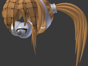 swimsuit anime girl ik rigged Modello 3D
