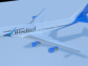 boeing 747 airplane 3D Model