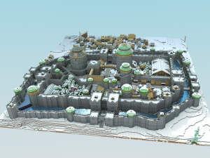 minecraft castle 3D Model