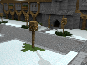 minecraft castle Modelo 3D