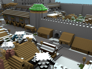minecraft castle Modelo 3D