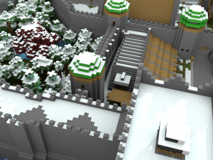 minecraft castle Modelo 3D