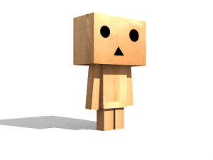 box man low poly Modelo 3D