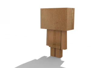 box man low poly 3D Model