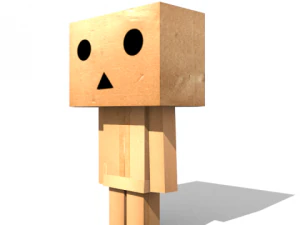 box man low poly 3D Model