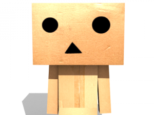 box man low poly Modelo 3D