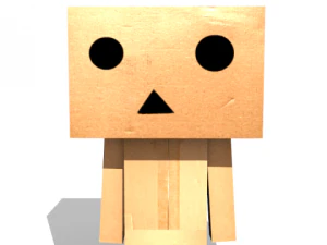 box man low poly 3D Model