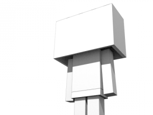 box man low poly Modelo 3D