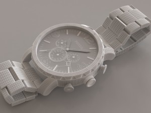 fossil jr1401 watch 3D 模型