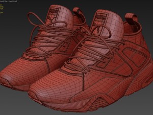 puma bog sock ice cream Model 3D