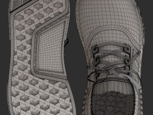 adidas nmd r1 primeknit custom paint 3Dモデル