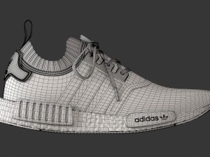 adidas nmd r1 primeknit custom paint 3Dモデル
