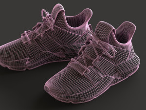 adidas originals prophere black Modello 3D
