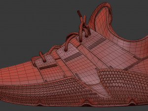 adidas originals prophere black Modello 3D