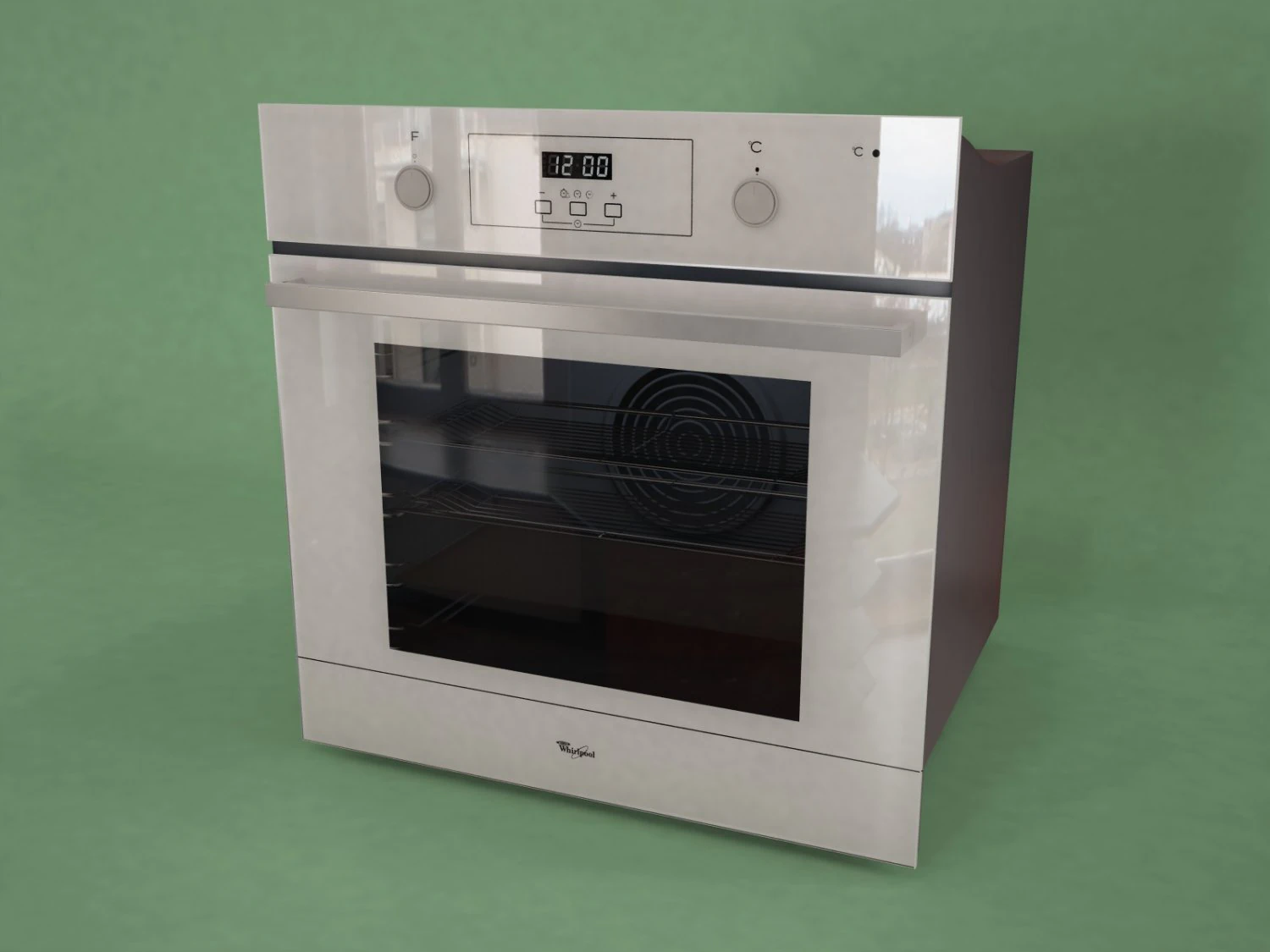 oven whirlpool akp 275-wh 3D Model .c4d .max .obj .3ds .fbx .stl .blend