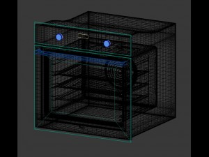 oven whirlpool akp 275-wh 3D 模型