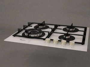 cocina whirlpool akp 6465 wh Modelo 3D