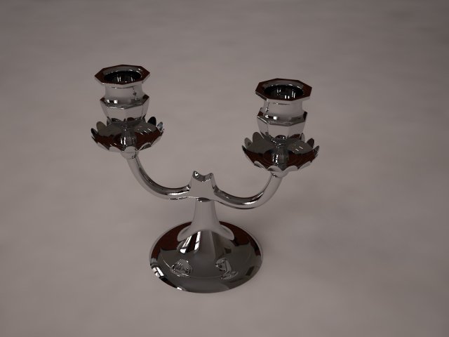 candlestick candelabrum 3D 모델 .c4d .max .obj .3ds .fbx .stl .blend 