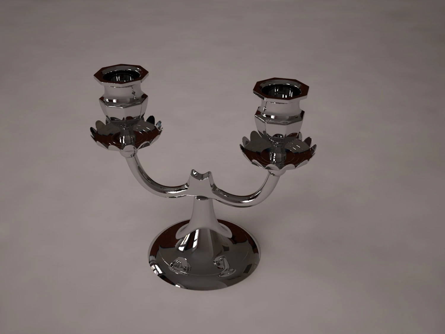 candlestick candelabrum 3D Model .c4d .max .obj .3ds .fbx .stl .blend 