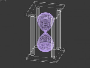 sandglass hourglass 3D Model