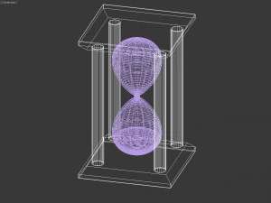 sandglass hourglass 3D Model