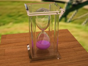 sandglass hourglass Modello 3D