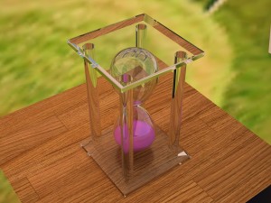sandglass hourglass 3D Model