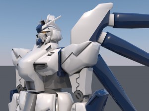 gundam wings suit 3D मॉडल