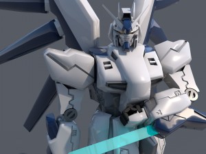 gundam wings suit 3D मॉडल