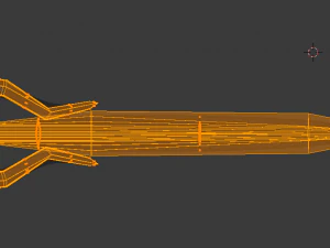 white gold sword 3D Model