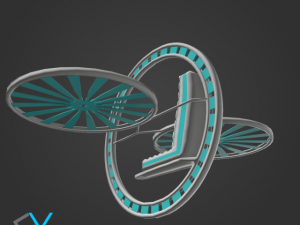 future flying machine Modelo 3D