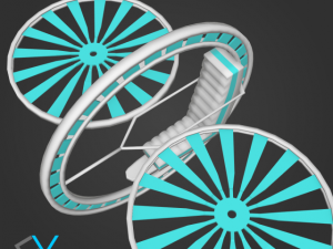 future flying machine Modelo 3D