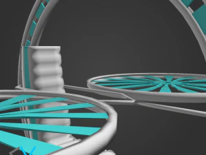 future flying machine 3D Model