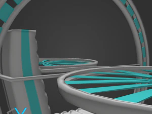 future flying machine 3D Model