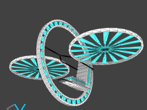 future flying machine 3D Model