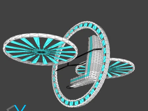 future flying machine 3D Model